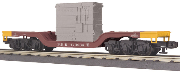 MTH 30-8318 PRR Pennsylvania Rail Road Center Flat Car w/Transformer