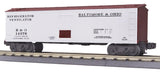 MTH Railking 30-8604 Baltimore & Ohio Die-Cast Reefer Car - B&O 14076 O SCALE Like New