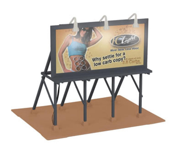 MTH Railking 30-90072 Iron City Lite Lighted Billboard O SCALE NEW