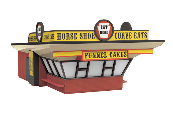 MTH Railking 30-90201 Horseshoe Curve Eats Concession Stand - Horseshoe Curve Eats O SCALE Like New