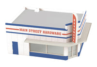 MTH Railking 30-90218 Main Street Hardware Single Story Opposite Corner Store O SCALE Like New