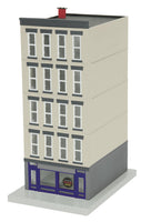 MTH Railking 30-90237 5-Story Hotel w/Blinking Sign O SCALE Like New Damaged Box
