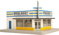 MTH Railking 30-90276 WRKING Radio Single Story Opposite Corner Store O SCALE Used Excellent