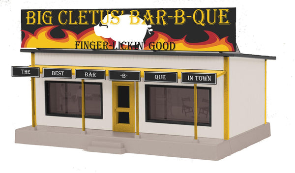MTH Railking 30-90294 Big Cletus' Bar-B-Que Road Side Stand O SCALE Like New