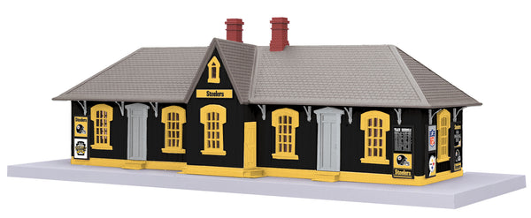 MTH Railking 30-90307 Pittsburgh Steelers Country Passenger Station. O SCALE NEW