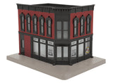 MTH Railking 30-90477 Today's Vinyl Records Opposite Corner Building w/Blinking Sign O SCALE Used Excellent