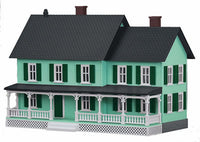 MTH Railking 30-9047 Country House Green with Dark Green Shutters O SCALE Like New