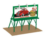 MTH Railking 30-90529 Mel's Diner Lighted Billboard Monster Burger O SCALE NEW