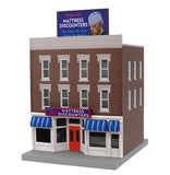 MTH Railking 30-90624 Sleepy Joes Mattress Discounters 3-Story City Building #1. O SCALE Used