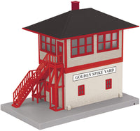 MTH Railking 30-90673 Golden Spike Yard Switch Tower #Golden Spike Yard. O SCALE NEW