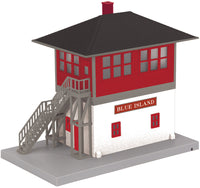 MTH Railking 30-90675 Blue Island Switch Tower #Blue Island. Limited O SCALE NEW