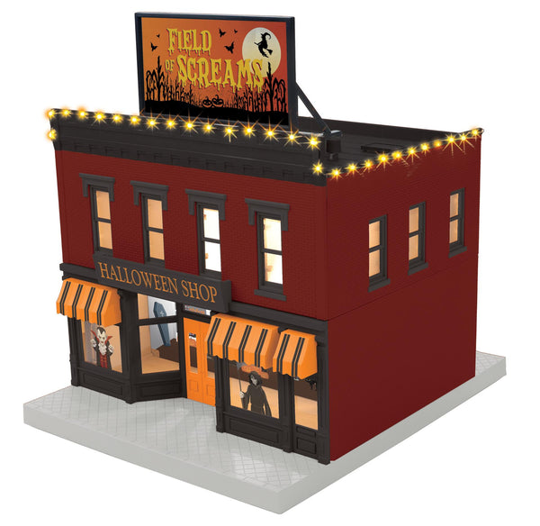 MTH RailKing 30-90727 Halloween Shop Field of Screams 2-Story City Building 1 limited O SCALE NEW