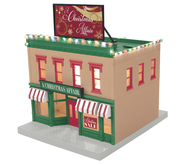 MTH RailKing 30-90736 Christmas 2-Story City Building A Christmas Affair Limited O SCALE NEW