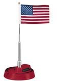 MTH Railking 30-9074 Flag Pole/Flag O SCALE Like New