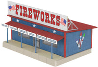 MTH Railking 30-9093 Fireworks Road Side Stand #Fireworks. O SCALE Used Excellent