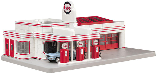MTH Railking 30-9106 Esso Gas Station O SCALE Used Excellent