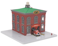 MTH Railking 30-9157 Engine Company 49 Operating Firehouse - Engine Company 49. O SCALE NEW