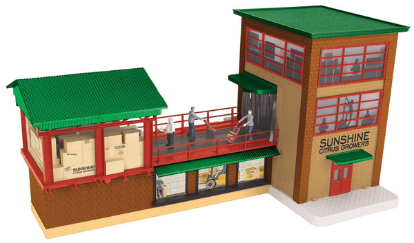 MTH Railking 30-9194 Sunshine Citrus Growers Operating Packing Plant O SCALE Used Excellent