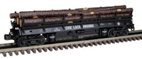 Atlas 3001163-3 Premier Erie Lackawanna EL Operating Log Dump Car #3001163-3 (Grey/Black) O SCALE NEW