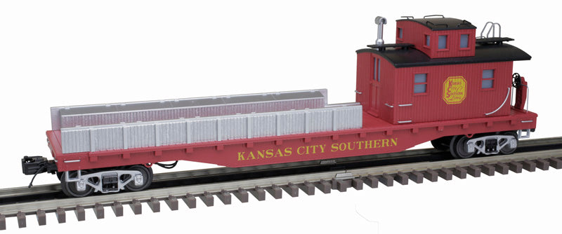 Atlas 3001238, 3001244 Kansas City Southern Premier Crane Car and Tend