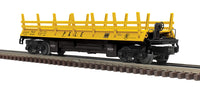 Atlas 3001164-4 Premier Pittsburgh & Lake Erie P&LE Operating Log Dump Car #2918 (Yellow/Black) O SCALE NEW