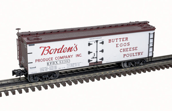 Atlas 3001681-2 Borden's Produce Co. 40' Wood Refrigerator Car #84403  O SCALE NEW