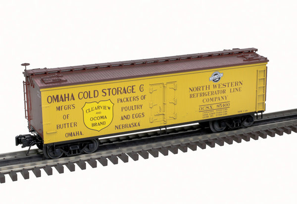 Atlas 3001684-2 OMAHA COLD STORAGE 40' Wood Refrigerator Car #85405 O SCALE NEW