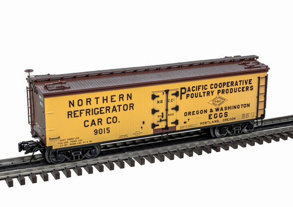 Atlas 3001685-2 PACIFIC COOPERATIVE POULTRY 40' Wood Refrigerator Car #9019 limited O Scale NEW