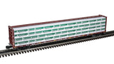 Atlas 3001788-1 BNSF 73' Center Partition Car #562678 WITH GEORGIA PACIFIC LOAD O Scale LIMITED NEW