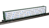 Atlas 3001790-4 Desticon NOKL 73' Center Partition Car #733875 with Weyerhaeuser Load Limited O Scale NEW