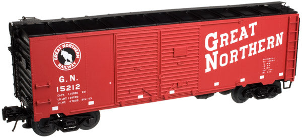 Atlas 3001805-1  GN Great Northern AAR Double Door Boxcar #15212 3 RL O SCALE NEW