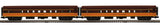 Atlas 3001952 ILLINOIS CENTRAL 4 CAR 70' STREAMLINE PASSENGER SET, 3001953 IC 2 CAR SET, AND 3001954 DINER CAR LIMITED O Scale NEW