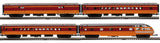 Atlas 30138650 MILWAUKEE ROAD E6 LOCOMOTIVE A UNIT #15, 3001955 4 CAR 70' STREAMLINE PASSENGER CAR SET, 3001956 2 CAR STREAMLINE PASSENGER CAR SET, AND 3001957 2 CAR STREAMLINE PASSENGER CAR SET LIMITED O Scale NEW
