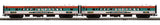 Atlas 3001963 JAMES E. STRATES SHOWS 70' Streamline Passenger 4 Car Set, 3001964 Streamline Passenger Car Set #2, #52, AND 3001965 Streamline Passenger Car Set #3, #4 LIMITED  NEW