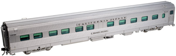 Atlas 3001176-3 CB&Q "Silver Point" CALIFORNIA ZEPHYR passenger car O SCALE NEW