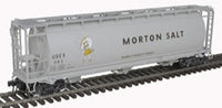 Atlas 3001442-1 Morton Salt 3-BAY CYLINDRICAL HOPPER 283 3RL limited O SCALE NEW