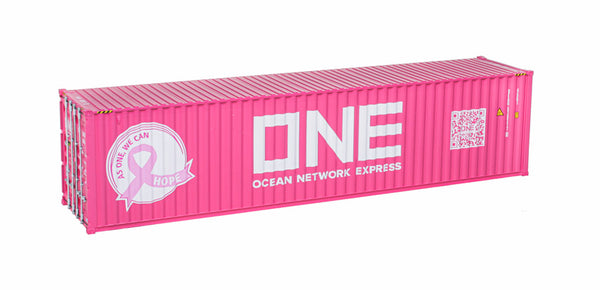 Atlas 3002586-1 ONE Hope Container 40' High-Cube Container #5282178 O Scale NEW