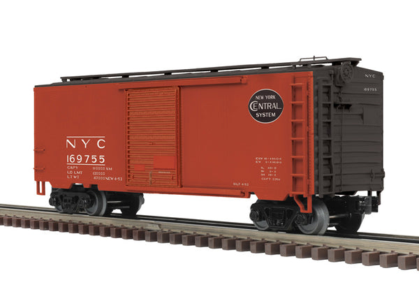 Atlas 3003023 New York Central NYC 40' Boxcar #169809 (Brown/White/Black) O SCALE NEW