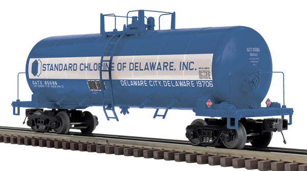 Atlas 3003037 Standard Chlorine of Delaware Modern 40' Tank Car #85087 (Blue/White) O SCALE NEW