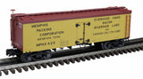 Atlas 3003040-2 MEMPHIS PACKING CORPORATION 36' Wood Refrigerator Cars White/Red O Scale NEW