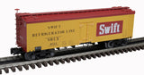 Atlas 3003042-2 Swift (1949 Scheme) (Yellow/Red/White) 36' Wood Reefer O SCALE NEW