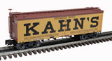 Atlas 3003044-2 Kahn's (Yellow/Black/Brown) 36' Woodside Reefer O SCALE NEW