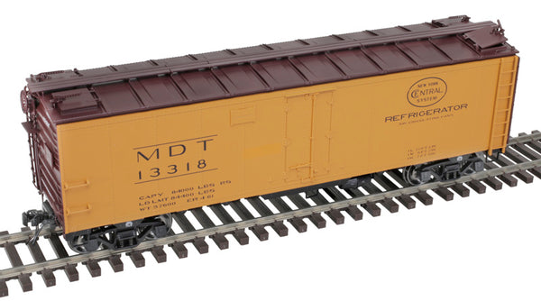Atlas 3003923-1 NYC Orange/Brown 40' Steel Reefer 3 rl O Scale NEW