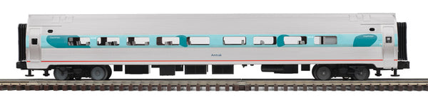 Atlas 3007093-2 Amtrak Phase V (Silver/Blue/Light Blue) Atlas O Premier 3 RAIL Amfleet Passenger Car O SCALE NEW