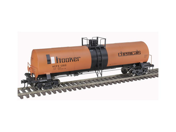 Atlas 3007213-2 Hooker Chemicals 17,360 gallon chlorine tank car #1289 3 rail O SCALE NEW
