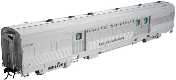 Atlas 3007002-1 "California Zephyr" D&RGW "Silver Antelope" BAGGAGE CAR 1100 O SCALE NEW