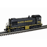 ATLAS 30138049 ALASKA RAILROAD PREMIER S-2 LOCOMOTIVE #7123 (BLACK/YELLOW) - 3RL O SCALE NEW