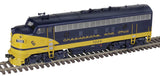 Atlas 30138079 CHESAPEAKE & OHIO C&O F-7 Diesel Locomotive O Scale #7024 3 RL TMCC RailsoundsLike New