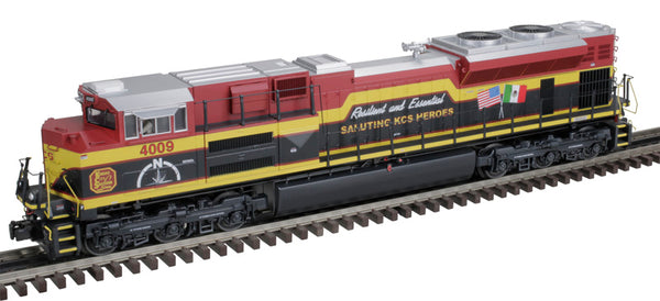 Atlas 30138147 Kansas City Southern (Essential Workers) 4009 (Red/Yellow/Black) O SCALE NEW