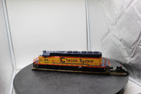 MTH Premier 20-2216-1 Chessie SD40-2 Diesel Engine - Chessie Cab C&O 7532 B&O 7616 WM 7547 With Proto O SCALE. Used Excellent